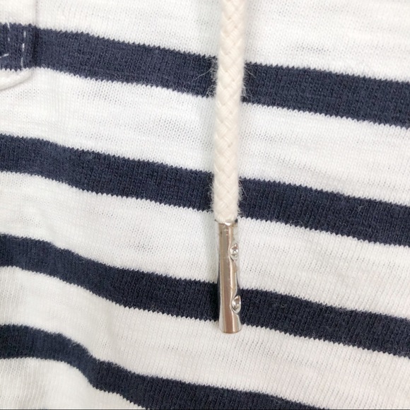 J. Crew Striped Lace-Up Top - Picture 6 of 9